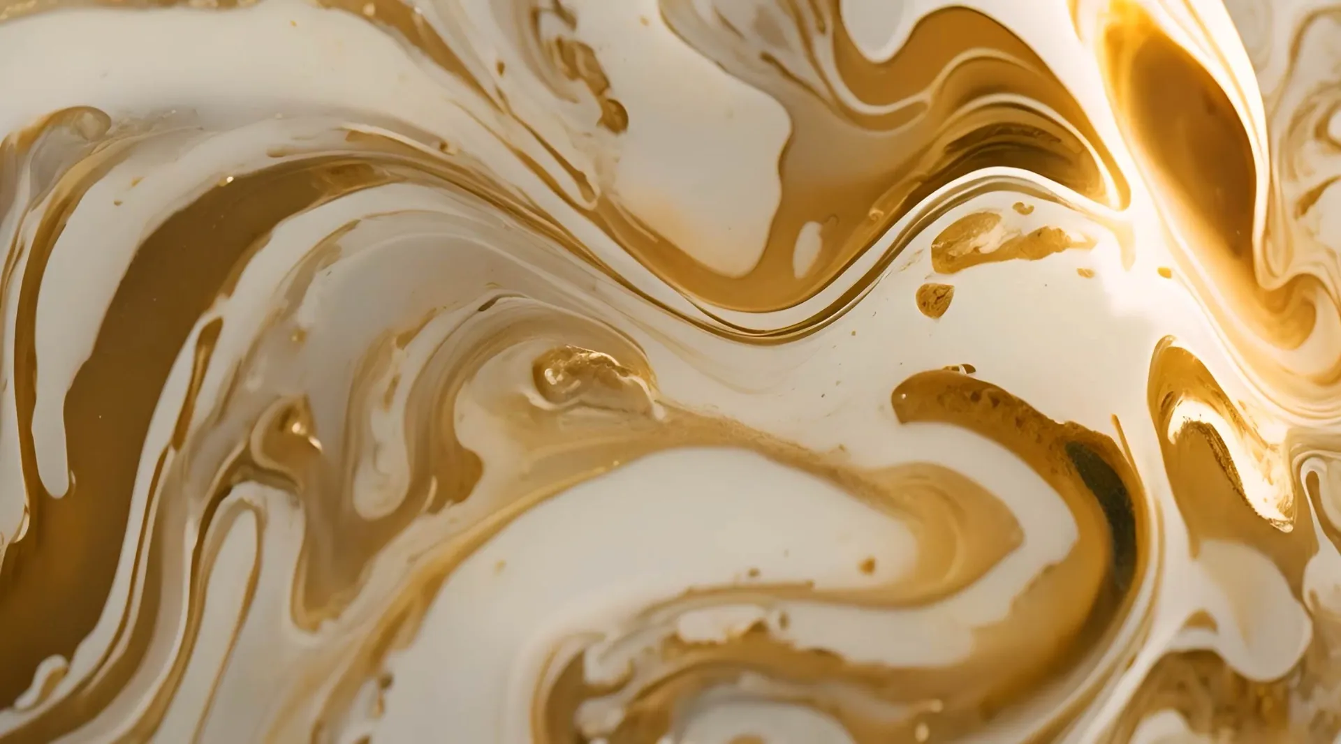 Elegant Creamy Waves Dynamic Stock Video